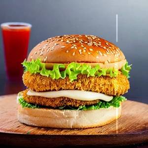 Tuna Basil N Cheese Burger