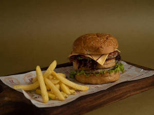 Double Patty Chicken Burger