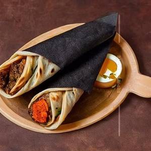Single Egg Single Murg Seekh Roll          