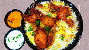 Chicken Lollipops Biryani