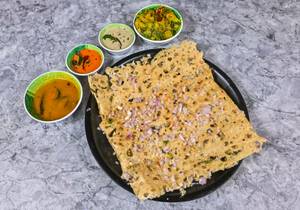 Onion Rava Sada Dosa