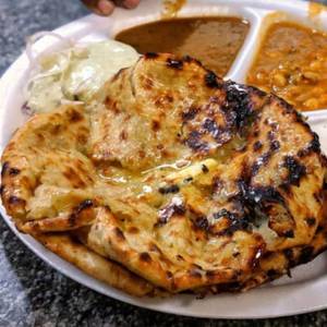 Aloo Kulcha With Chur Chur Kulcha
