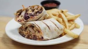 Country Chicken Roll With Fries 