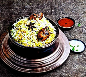 Mashroom Biryani Single