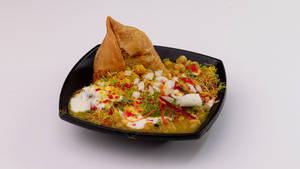 Ragda Samosa Chaat