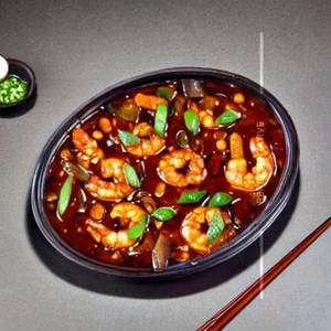 Prawn in Hot bean sauce