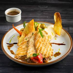 Grilled Peppered Chicken Breast