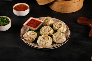 Chicken Steamed Momos (6 Pcs)