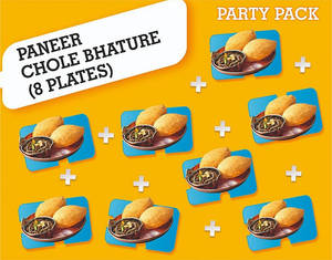 8 Plate Paneer Chole Bhature