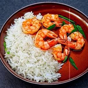 Prawns Dragon Korean Rice