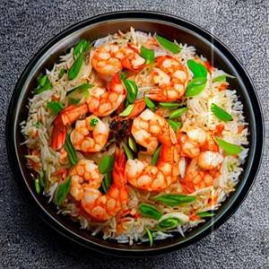 Prawns Dragon Singapore Rice