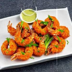 Golden Fried Prawns