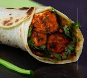 Chilly Paneer Roll
