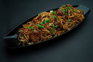 Veg Manchurian Noodles