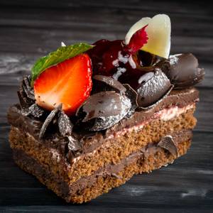 German Black Forest Cake Slice