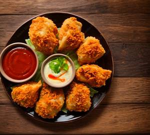 Veg momos kurkure fry momos