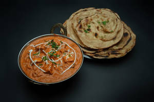 Kadai Paneer + Lachha Paratha