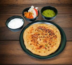 Aloo paratha thali