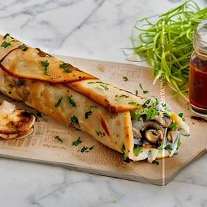 Dbl Egg Mushroom Cheese Roll