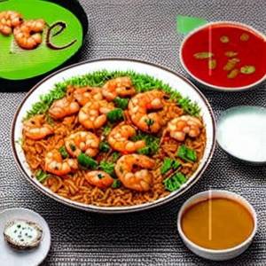 Prawns Dragon Shanghai Rice