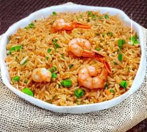 Fried Rice Prawns