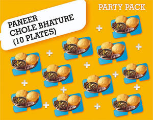 10 Plate Paneer Chole Bhature