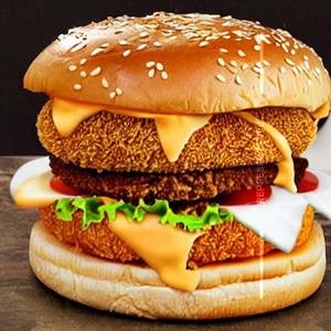 Cheese & Popper Burger