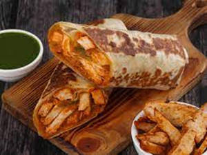 Aloo Tikki Wrap
