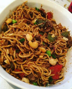 Mutton Schezwan Noodles