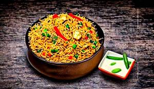 Veg schezwan fried rice                