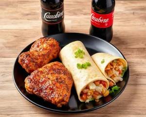 Fried & Crispy Chicken Broast (2 Pcs) With Crispy Chicken Twister Wrap (2 Pcs) And Soft Drink (2 Pc)