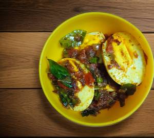 Masala boiled eggs [2]