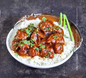 Mushroom Manchurian (Gravy)
