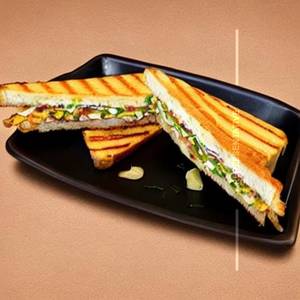 Omelet paw sandwich