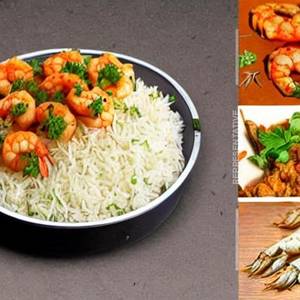 Prawns Dragon Schezwan Rice