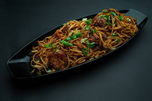 Veg Manchurian Noodles