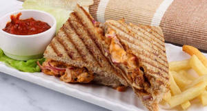 Paneer Tikka Masala Sandwich
