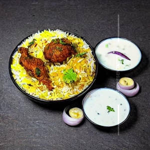Chicken Raan Biryani