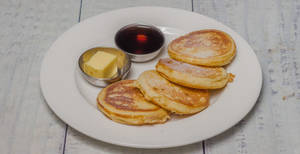 Butter And Maple Syrup Pancake