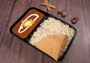 Combo-1(dal Makhni+jeera Rice+papad)