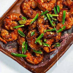 Roasted Chilly Prawn Dry