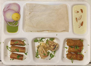 Chicken Malai Tikka Platter