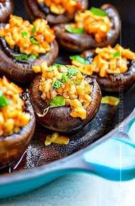 Chilli Stuffed Mushroom