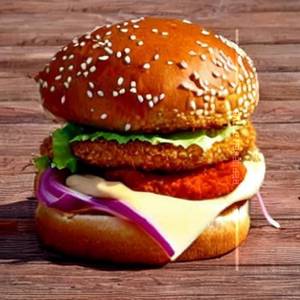 XXX Chicken Zinger Burger Spicy