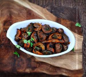 Mushroom Pepper Fry