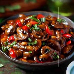 Mushroom Chilli Dry
