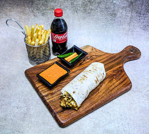 Rumali Mexican Chicken Shawarma Combo