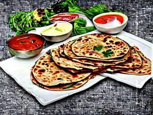Chicken Cheese Paratha