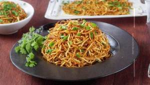 Egg Schezwan Noodles  