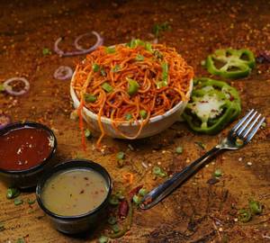 Schezwan veg noodles